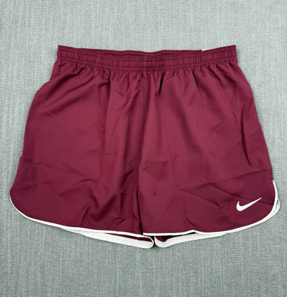 Nike Laser V Women’s Soccer Shorts Medium Burgundy Dri-FIT Slim Fit NWT